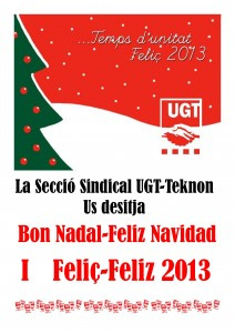 UGT-Felicitación de Navidad 2012